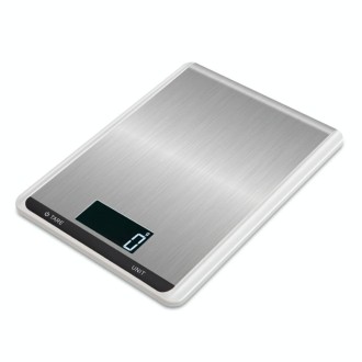 10kg/1g Stainless Steel Kitchen Scale Household Food Electronic Scale(White)