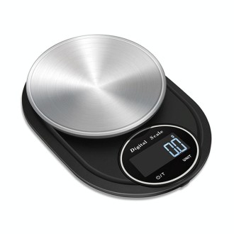 Home Kitchen Electronic Scale High Precision Stainless Steel Jewelry Scale, Style:Hemming, Specification:5kg/1g