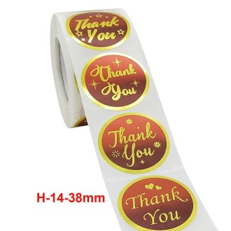 Sticker Baking Decoration Gift Wrapping Label, Size: 3.8cm / 1.5inch(H-14-38mm)