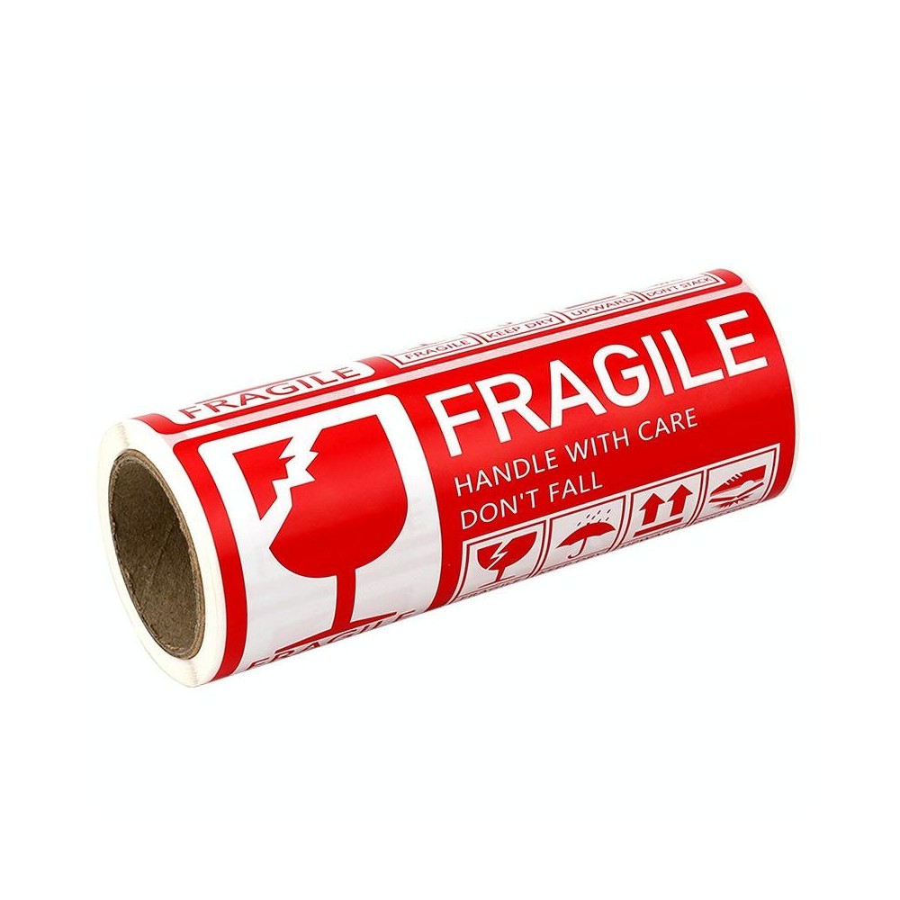 Fragile Goods Label Express Carton Warning Sticker Handle Careful Stickers(F41)