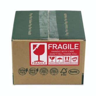 Fragile Goods Label Express Carton Warning Sticker Handle Careful Stickers(F41)