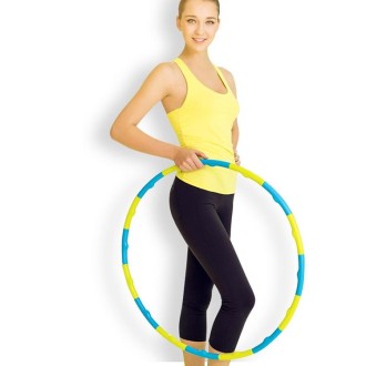 16-Section PE Plastic Removable Collapsible Massage Fitness Circle for Kids