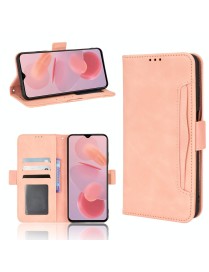 For Ulefone Note 12P Skin Feel Calf Pattern Leather Phone Case(Pink)