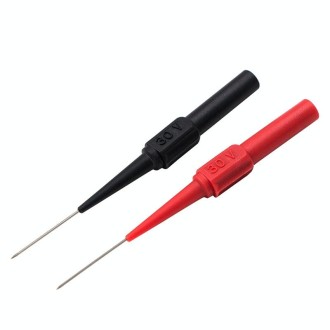 2pcs /Pair Coarse Probe Auto Repair Test Multimeter Pen, Color: Red + Black