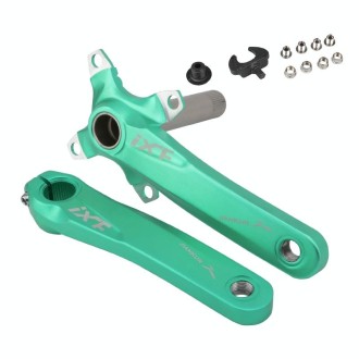 JIANKUN IXF Mountain Bike Hollow Crank Modified, Style:Left and Right Crank(Green)