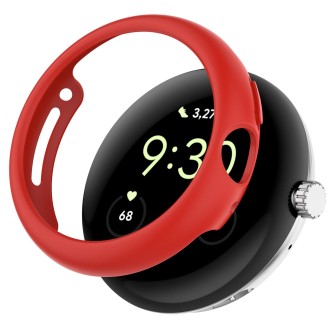 For Google Pixel Watch 2 Half Pack Hollow PC Watch Protective Case(Red)