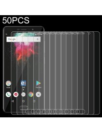 50 PCS 0.26mm 9H 2.5D Tempered Glass Film for Own Smart 8, No Retail Package