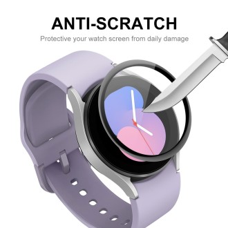 5 PCS For Samsung Galaxy Watch5 40mm ENKAY 3D PC + PMMA HD Full Coverage Screen Protector Film