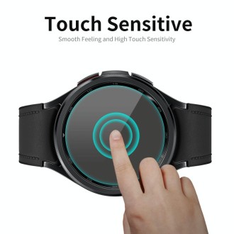 For Samsung Galaxy Watch6 Classic 43mm 10pcs ENKAY 0.2mm 9H Tempered Glass Screen Protector Watch Film