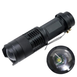 Q5 Mini LED Flashlights Telescopic Zoom 3 Mode Waterproof Torch Penlight