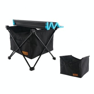 CLS Outdoor Folding Picnic Table Storage Hanging Bag Portable Invisible Pocket Storage Hanging Pocket,Style: Table Small + Small