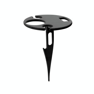 Outdoor Portable Folding Wine Table Outdoor Beach Table, Colour: Black