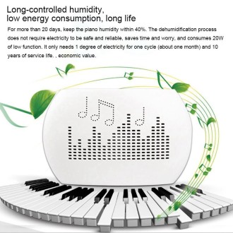 INVITOP Mini Portable Piano Musical Instrument Moisture-proof Dehumidifier Wardrobe Kitchen Shoe Cabinet Automatic Moisture Abso