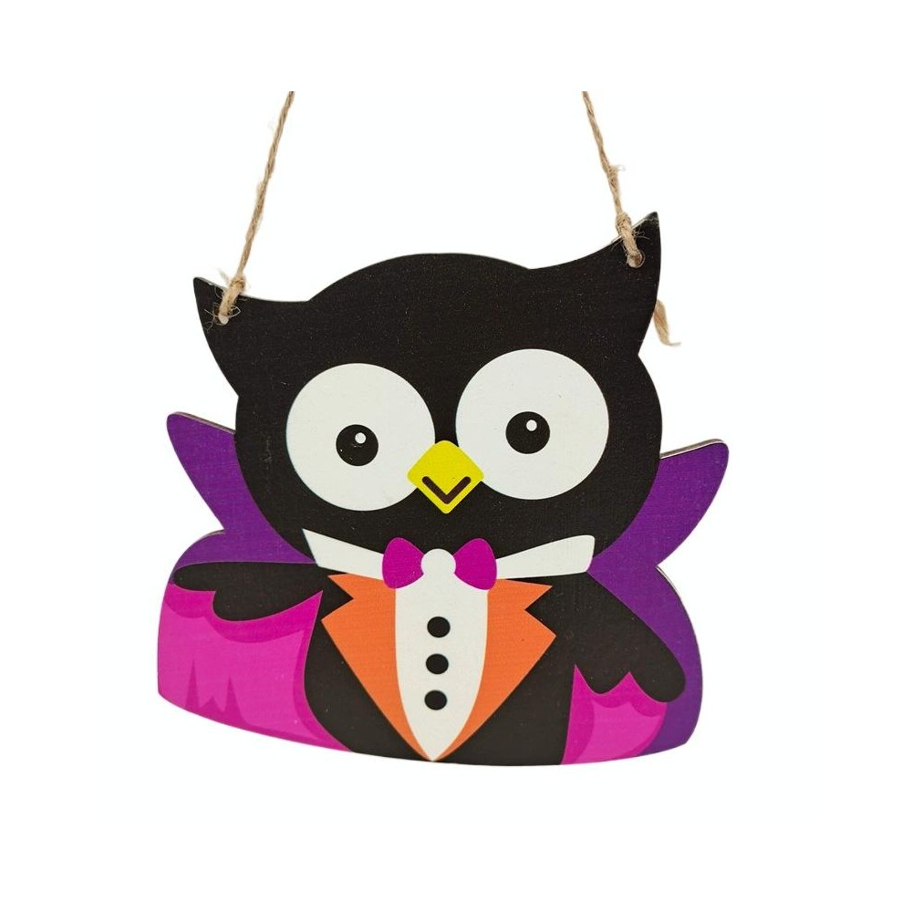 Halloween Decoration Pendants Holiday Scene Layout, Color: No.14