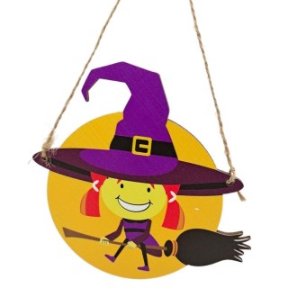 Halloween Decoration Pendants Holiday Scene Layout, Color: No.3