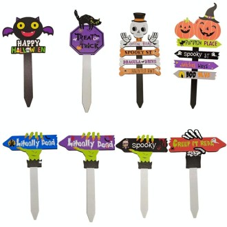 Halloween Yard Signs Outdoor Garden Decoration, Color: No.2