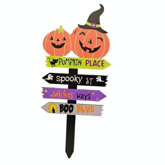 Halloween Yard Signs Outdoor Garden Decoration, Color: No.4