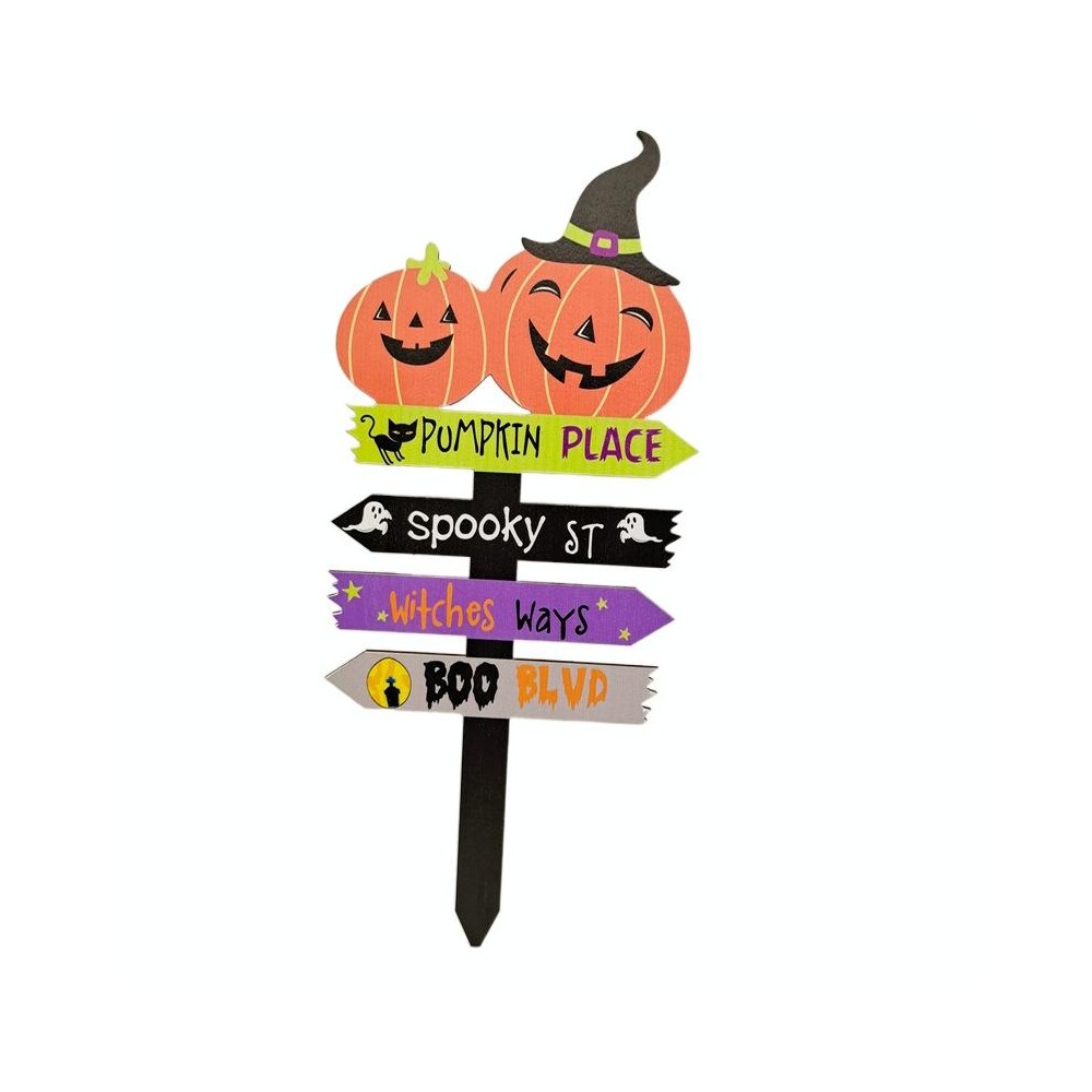 Halloween Yard Signs Outdoor Garden Decoration, Color: No.4