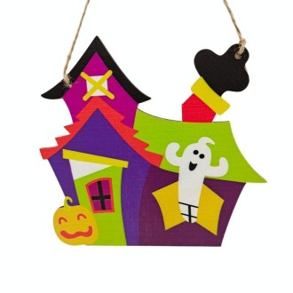 Halloween Decoration Pendants Holiday Scene Layout, Color: No.9