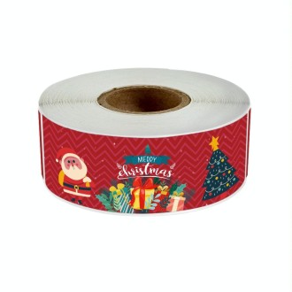 120sheets/roll Christmas Long Strip Gift Box Seal Sticker(M7)