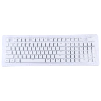 ABS Translucent Keycaps, OEM Highly Mechanical Keyboard, Universal Game Keyboard (White)