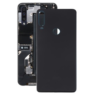 For Alcatel 3x (2019) 5048 5048U 5048Y Glass Battery Back Cover  (Black)