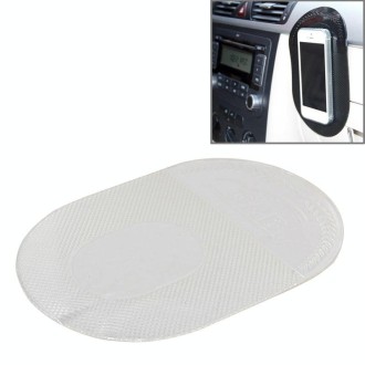 Car Anti-Slip Sticky Mat for Mobile Phone / MP3 / MP4, Size: 18.2x12x0.2cm(Transparent)