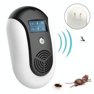 Electronic Pest Control Ultrasonic Pest Repeller(Black)