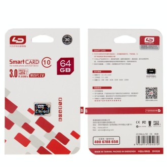 LD 64GB High Speed Class 10 TF/Micro SDXC UHS-1(U1) Memory Card