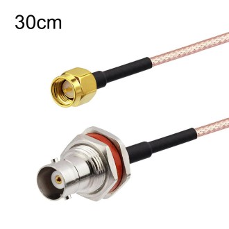 30cm SMA Male To BNC Waterproof Female RG316 Coaxial RF Adapter Cable