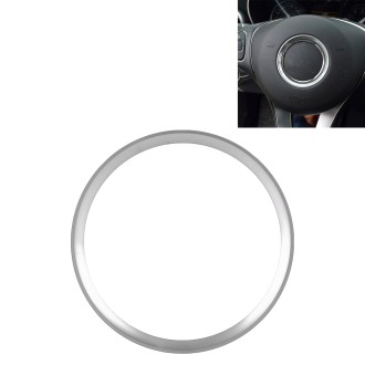 Car Steering Wheel Decorative Ring Cover for Mercedes-Benz,Inner Diameter: 5.8cm (Silver)