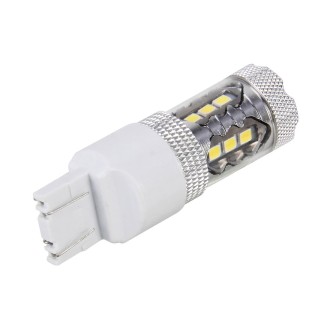 2 PCS T25 / 3157 5W 250LM 6000K Car Auto Brake Lights 16LEDs SMD-2835 Lamps, DC 12V (White Light)