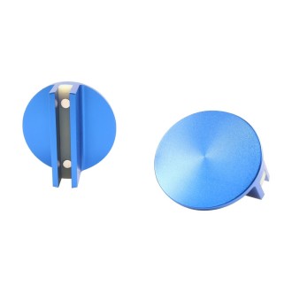 2pcs / Set Car Slotted Jack Pad Jacking Lift Pad(Blue)