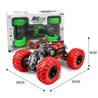 675E 1:16 2.4GHz Double-sided Twisted Off-road Four-wheel Drive Climbing Remote Control Children Toy Car, Size: 33cm(Red)