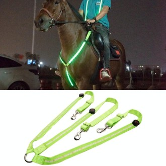 Outdoor Equestrian Equipment LED Light Chest Strap, Specification: Green