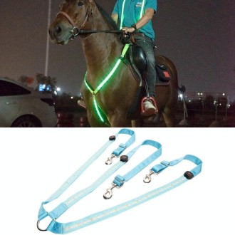 Outdoor Equestrian Equipment LED Light Chest Strap, Specification: Blue