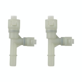 2pcs / Set For Cadillac Car Heater Hose Connector 15055343(White)