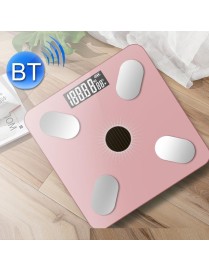 Smart Bluetooth Weight Scale Home Body Fat Measurement Health Scale Battery Model(Rose Gold Silk Screen Film)