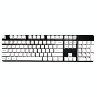 Mechanical Keyboard Laser PBT Keycap White Front Words