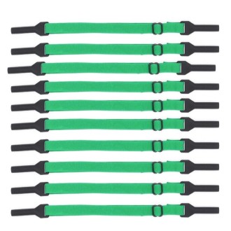 10pcs Long Style Glasses Non-Slip Rope Adjustable Elastic Sports Legs Anti-Drop Fixed Strap(Dark Green)