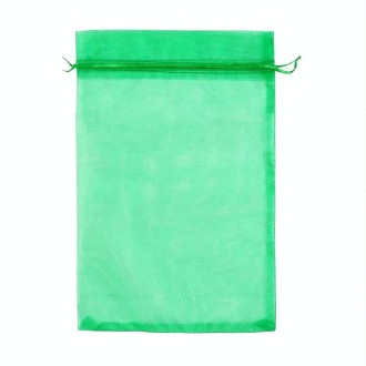 100pcs  Fruit Protection Bag Anti-insect and Anti-bird Net Bag 15 x 20cm(Dark Green)