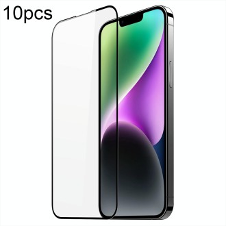 For iPhone 15 10pcs DUX DUCIS 0.33mm 9H Medium Alumina Tempered Glass Film