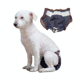 Anti-sorrow Female Dog Physiological Pants Urine-proof And Wet Pet Leak-proof Underwear, Size:XL
