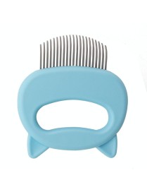 2 PCS Pet Lice Comb Cat Hair Removal Comb Pet Massage Supplies(Blue)