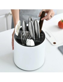 Rotatable Multifunctional Kitchen Knives Box Chopsticks Rack Storage Container