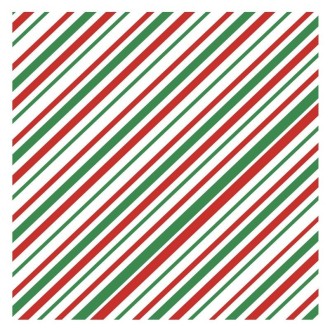 100sheets / Pack Striped Baking Greaseproof Paper Food Placemat Paper, size: 30x30cm(Red Green)