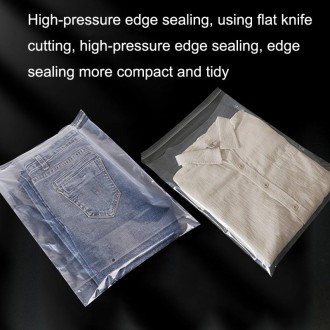 100 PCS / Set PE Clothing Packaging Bag Transparent Self-Stick Bag Jewelry Plastic Sealed Bag, Size:, Specification: 50x70cm