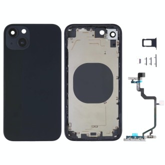 Back Housing Cover with Appearance Imitation of iP14 for iPhone XR(Black)