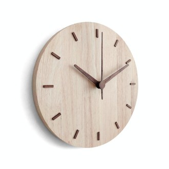 Solid Wooden Wall Clock Home Living Room Wall Clock Decorative Clock