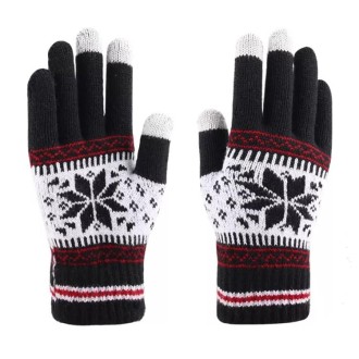 Multifunctional Three Fingers Touch Screen Wool Warm Gloves, For iPhone, Galaxy, Huawei, Xiaomi, LG, HTC and Other Smart Phones(